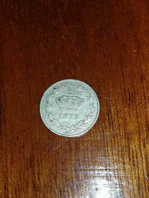 50 de bani 1873 argint foto