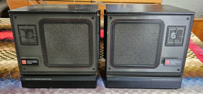 BOXE PANASONIC 2,7 &Omega; - 30 W DE CD RADIO CASETOFONUL PANASONIC RX-CD70 MADE JAPAN