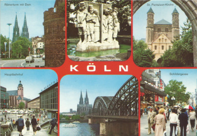 Germania, Koln, carte poştală necirculată foto