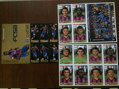 Steaua Bucuresti FCSB 2015-2016 FIFA 365 Set stickere Panini fotbal fotbalisti foto