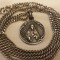MEDALION argint ISUS HRISTOS rar FRANTA 1900 de colectie SPLENDID pe Lant Argint