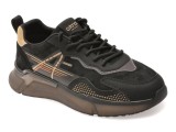 Cumpara ieftin Pantofi sport GRYXX negri, 5568, din piele ecologica