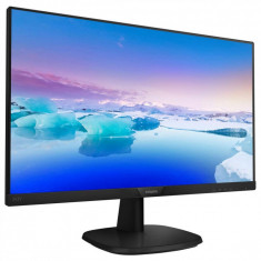 Monitor LED Philips, 23.8 inch, 1920 x 1080 px, 8 ms, VGA, Negru foto