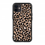 Husa iPhone 11 - Skino Leopard Animal Print, Negru &ndash; Maro