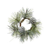 Ornament - Snowy Pine - White and Green | Kaemingk