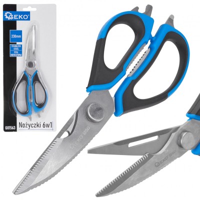 Foarfeca multifunctionala 6 in 1, 230 mm, Geko G01563 foto