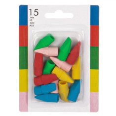 Set Radieră Topper, 15 Bucăți, Multicolor