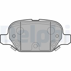 DELPHI LP2761 set placute frana,frana disc