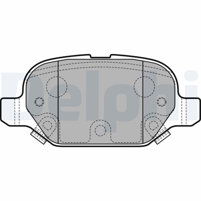 DELPHI LP2761 set placute frana,frana disc
