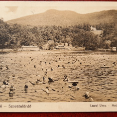 Sovata-Bai-1928-Lacul Ursu-ed.1928-C.P.circ.- RARA