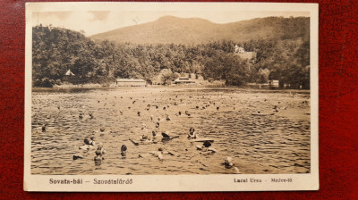 Sovata-Bai-1928-Lacul Ursu-ed.1928-C.P.circ.- RARA foto