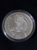 Sf. Elena 2023 &ndash; o liră - macac Rhesus, maimuță - 1 OZ - Monedă de argint, Africa