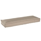 Cumpara ieftin Pernă pentru bancă din paleți Gri taupe 120 x 40 x 8 cm