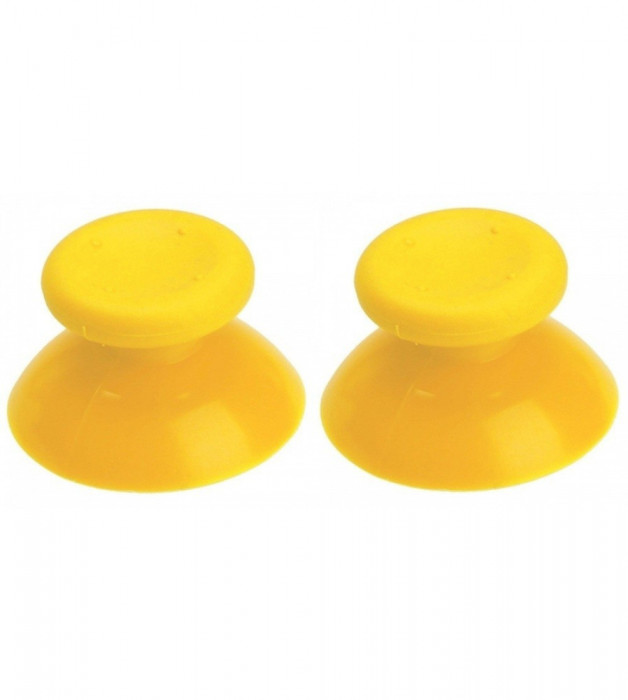 2 x capace analogice Thumbsticks pentru controlerul Xbox 360-Culoare Galben