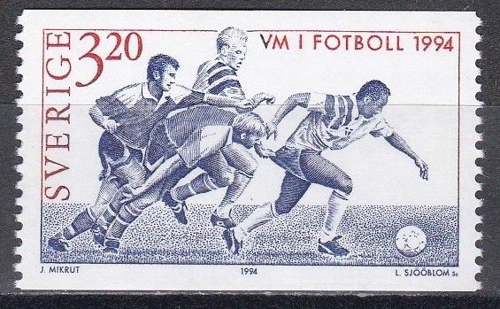 Suedia 1994 - Cupa Mondială SUA, MNH