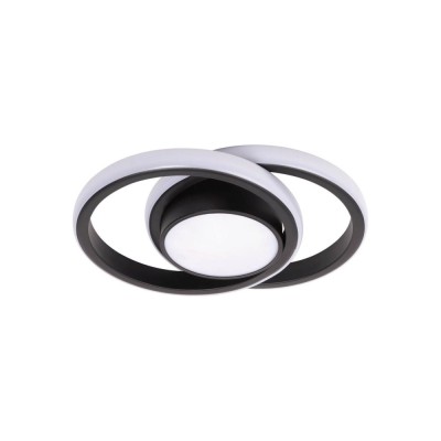 Plafoniera Vista LED 38W IP20, negru, Erste foto
