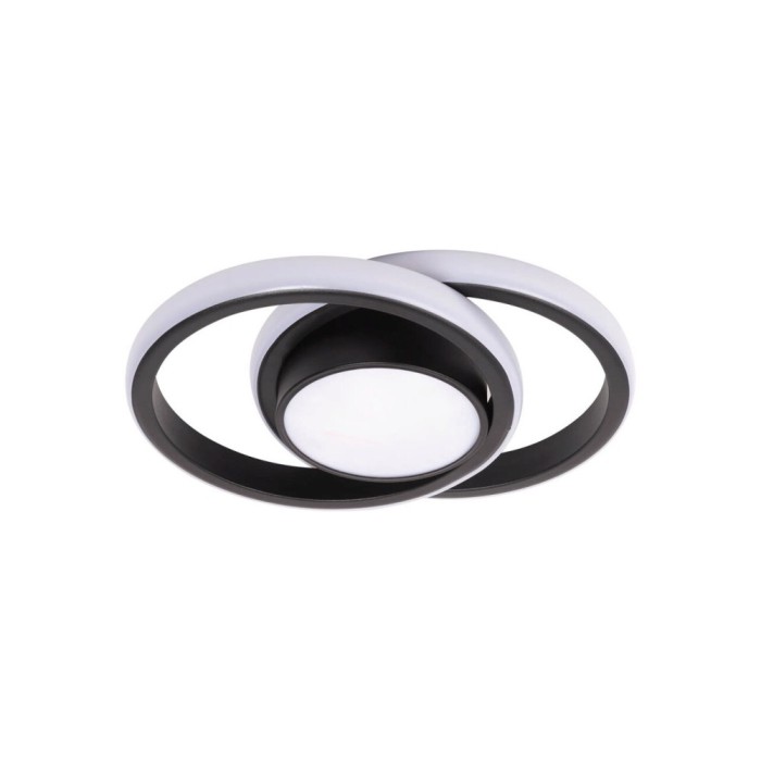Plafoniera Vista LED 38W IP20, negru, Erste