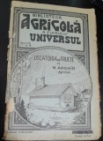 Uscatoria de Fructe - N. Arghir, 1944, Editura Universul, Biblioteca Agricola, Carte Veche