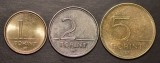 Ungaria 1999 - 1,2,5 forint