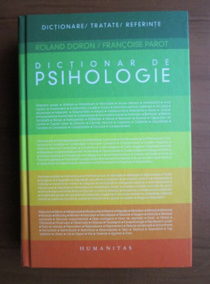 Roland Doron, Francoise Parot - Dictionar de psihologie (2006) foto