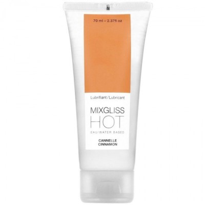 MIXGLISS - HEAT EFFECT LUBRICANT CINNAMON FLAVOR 70ML foto