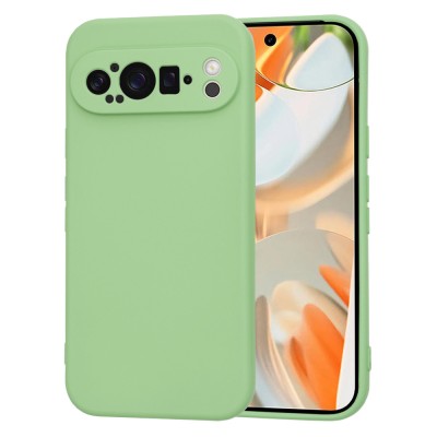 Husa silicon Google Pixel 9 Pro Techsuit SoftFlex, verde deschis foto