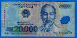 (2) BANCNOTA VIETNAM - 20.000 DONG, POLYMER, PORTRET HO CHI MINH