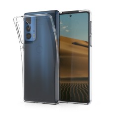 Husa pentru Motorola Edge 20 Pro, Silicon, Transparent, 56062.03