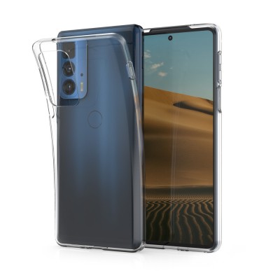 Husa pentru Motorola Edge 20 Pro, Silicon, Transparent, 56062.03 foto