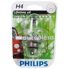 Bec Philips H4 LongLife EcoVision 12V 60/55W 12342LLECOB1