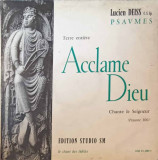 Disc vinil, LP. ACCLAME DIEU. CHANTE LE SEIGNEUR, PSAUME 100-LUCIEN DEISS