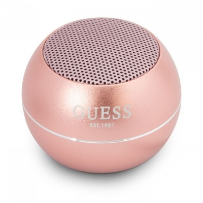 Boxa Portabila Bluetooth Guess, 3W, Roz foto