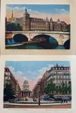 Pliant carti postale vechi Vederi Franta Paris Necirculate