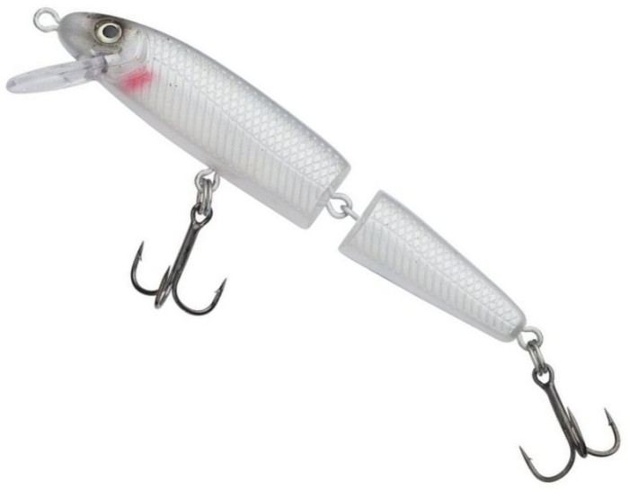 Vobler Articulat Berkley Pulse Snake, Pearl White, 10g, 11cm