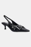 Steve Madden pantofi cu toc Lezley culoarea negru, 11003440