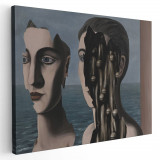 Tablou pictura Secretul Dublu de Rene Magritte 1552 Tablou canvas pe panza CU RAMA 40x60 cm