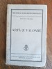 Arta si valoare - Lucian Blaga, 1939 / R3P3S, Alta editura