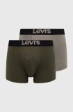 Levi&#039;s boxeri 2-pack barbati, culoarea verde