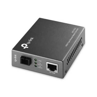 TP-Link MC112CS convertoare media pentru rețea 100 Mbit/s Monomodală Negru foto