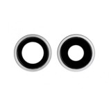 Geam Camera iPhone 11 + Rear Camera Holder, White, Piese Schimb