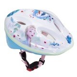 Casca biciclisti copii Frozen II, culoare alb/albastru, marime M(52-56 cm) Cod:9055SP