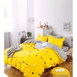 Cumpara ieftin Lenjerie de Pat Bumbac Finet, 1 Persoana , 4 Piese- JO389