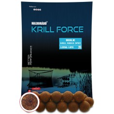 Haldorado - Boilies KRILL FORCE Boilie Long Life 16 mm, 700g - Krill Indian Spice