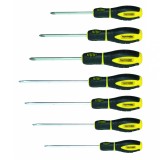 Set 7 surubelnite magnetice din otel S2 Topmaster, maner ergonomic