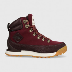 The North Face pantofi Back-To-Berkeley IV Textile Waterproof femei, culoarea bordo