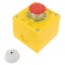 Casetă de Comandă cu 1 Buton Ciupercă IP65 SP22K1