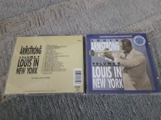 [CDA] Louis Armstrong - Volume V - Louis in New York - cd audio original foto