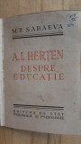 A.I.Herten Despre educatie-M.F.Sabaeva