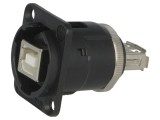 Adaptor USB A la USB B, EH USB 2.0, negru