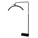 Cumpara ieftin Lampa cosmetica profesionala Semiluna LED, inaltime maxima 180 cm,cu suport de telefon, Dactylion